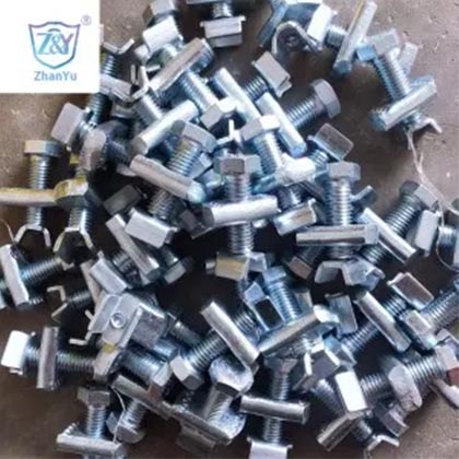 V formako haga hariztatua indartzeko torlojua Haga zurrungarriak