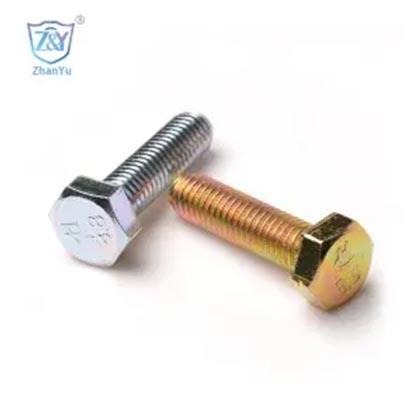 DIN933 DIN931 Hex Bolt Hex kopschroef Koolstofstaal roestvrij staal Volledige half draadzink Voltiade zwarte oxide graad4.8 8.8 10.9 12.9 Hoge kracht