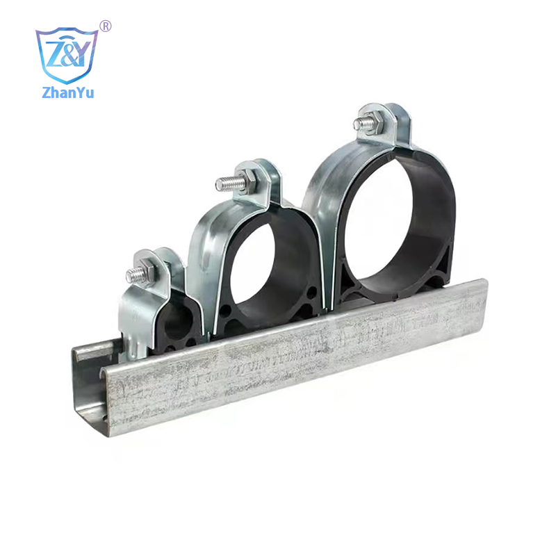 unistrut kanalerako egokitzapena Clevis tutu eskegigailua Uhala Strut-Mounted Clamps