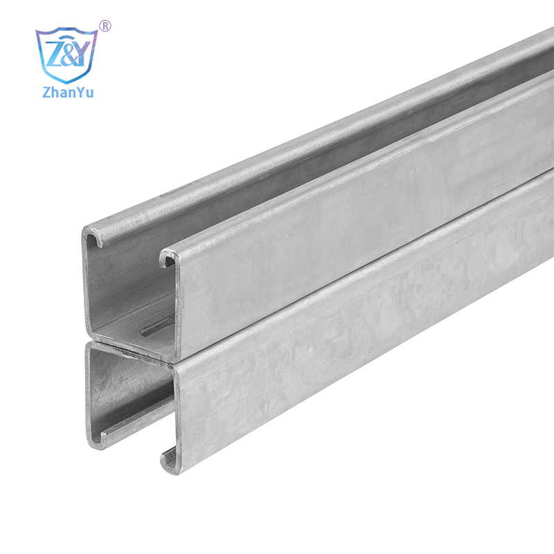 Back to Back Strut Channel 1-5/8″x1-5/8″ HDG-rekin, Hauts estaldura, Zinka.