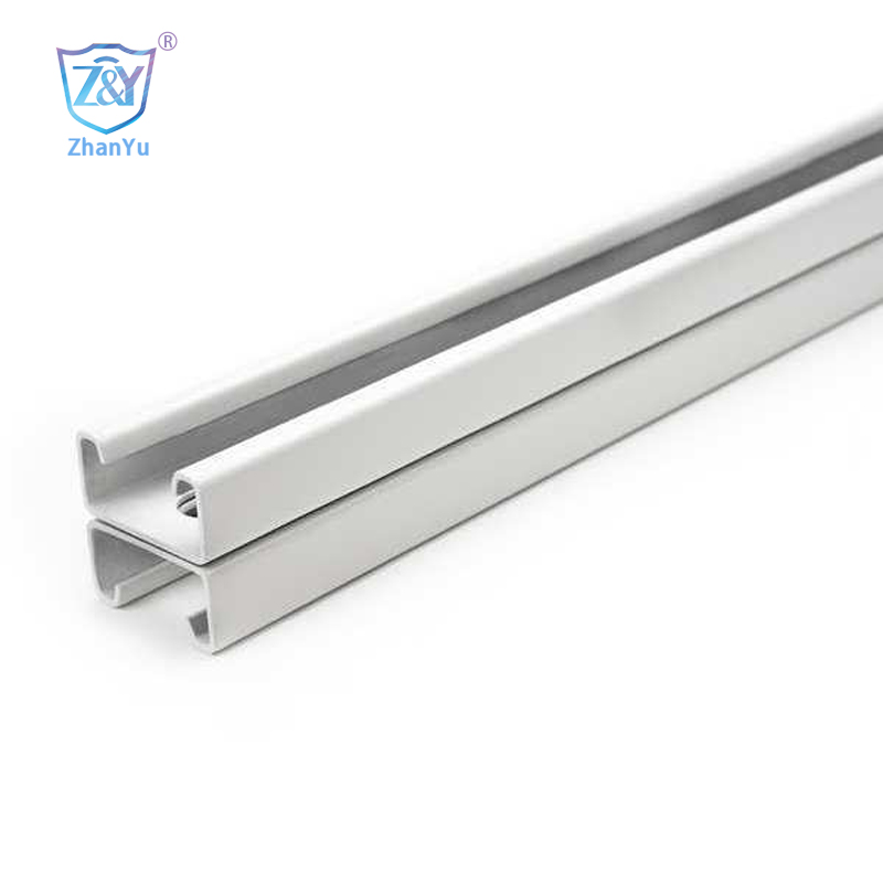 Back to Back Strut Channel 1-5/8″x13/16″ HDG-rekin, Hauts estaldura, Zinka.