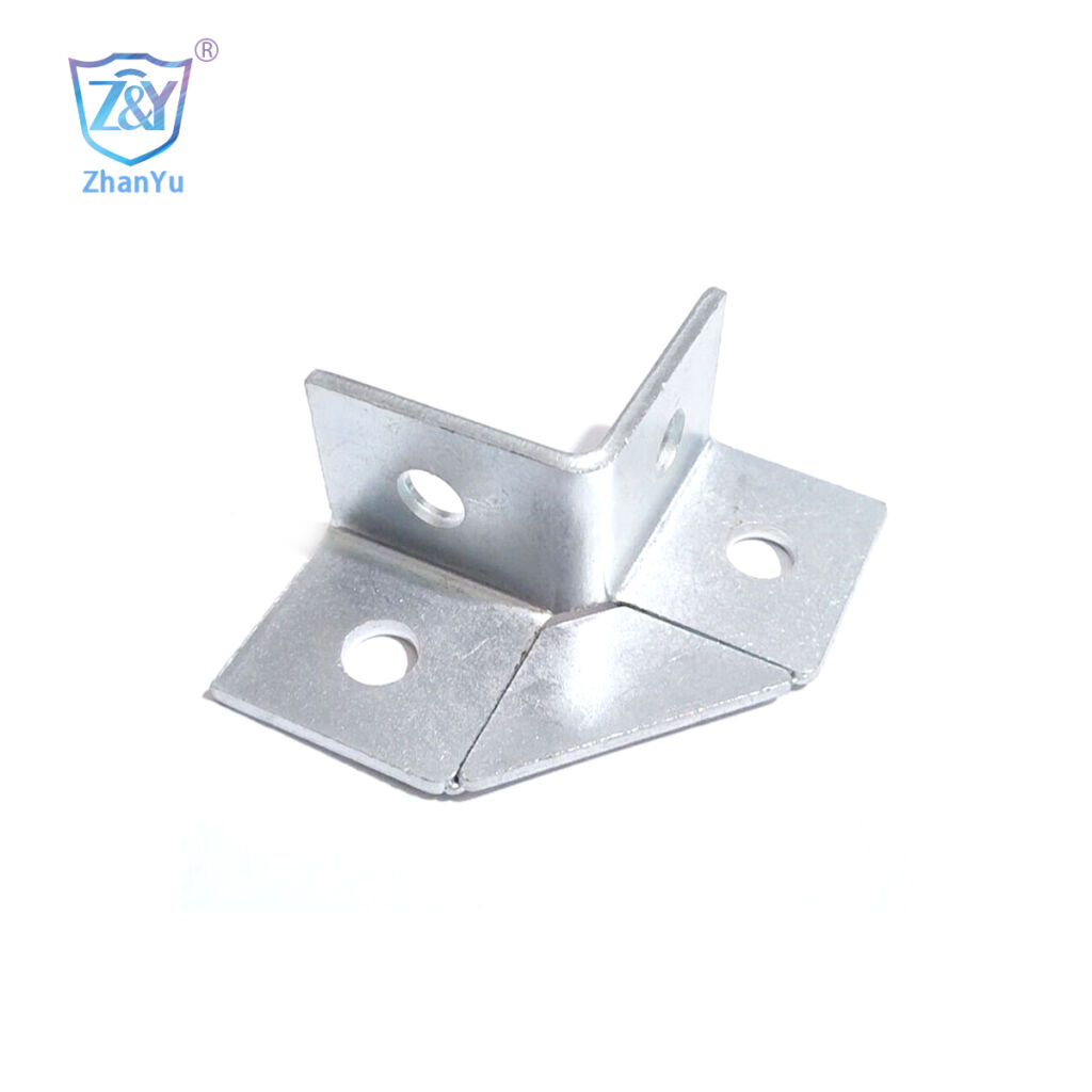 unistrut osagarriak, 2 zuloak kanala Izkina Angelua izkina kodea, juntadura, jarlekua txartela