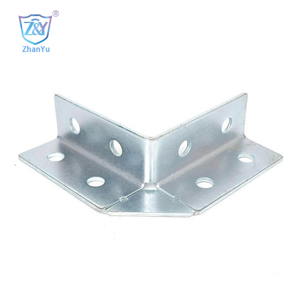 Unistrut osagarriak strut kanalaren egokitzea 8 zulo izkina zaintzeko izkina kodea, juntadura, jarlekua txartela